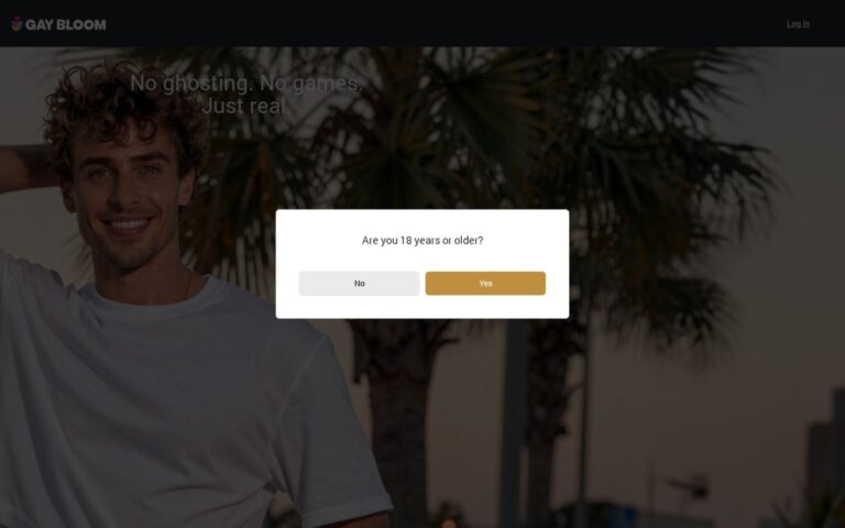 GayBloom website screenshot